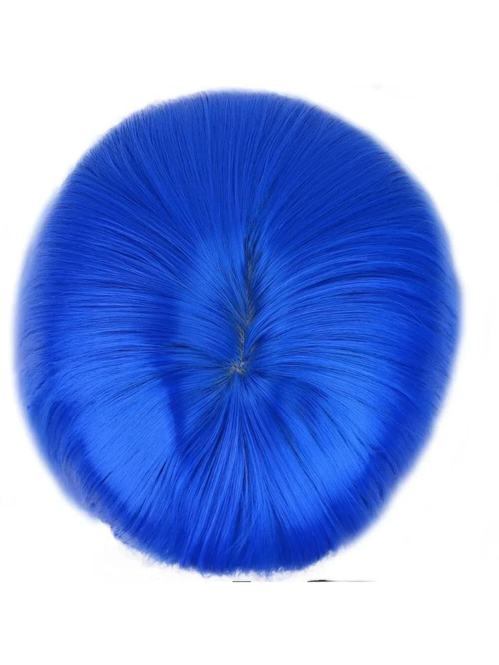 Women's Blue Natural Long Wavy Cosplay Heat Resistant Synthetic Fiber Wigs
